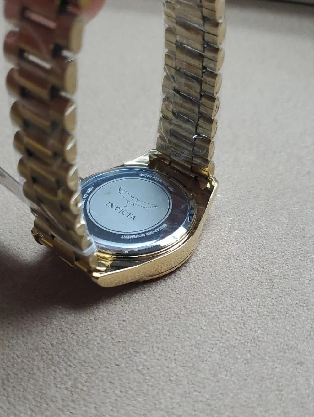 Invicta Gold and Blue Classic Men’s Watch